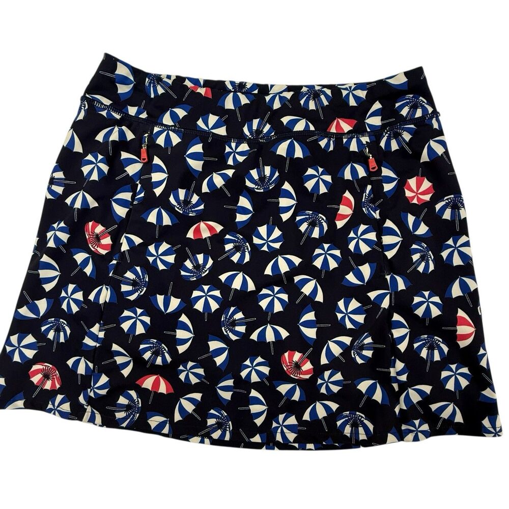 Ralph Lauren RLX Golf Skort Women Small Umbrella Blue Shorts Skirt Pickleball